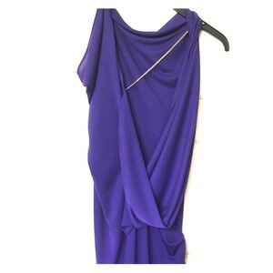 Formal dress. Royal purple